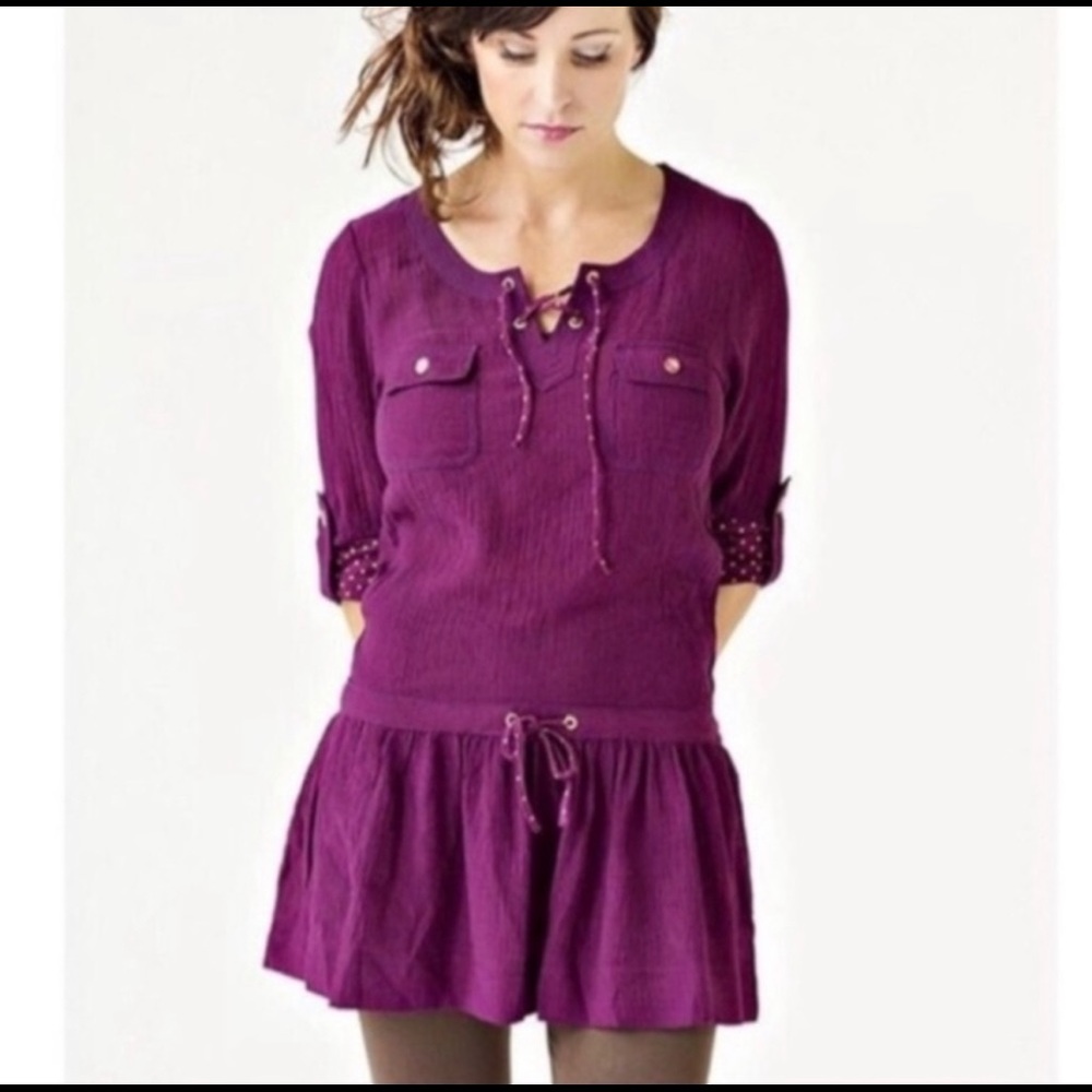 MATILDA JANE Paint by Numbers Blackberry Tunic size Large